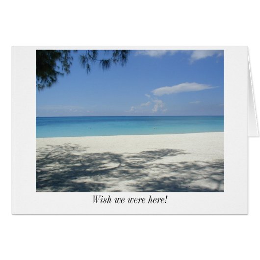 Wish we were here! cards (Front Horizontal)