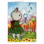Wish - Whimsical Cat Art (Front)