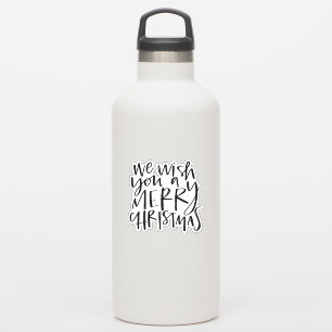 Wish You A Merry Christmas Hand Lettered Stickers