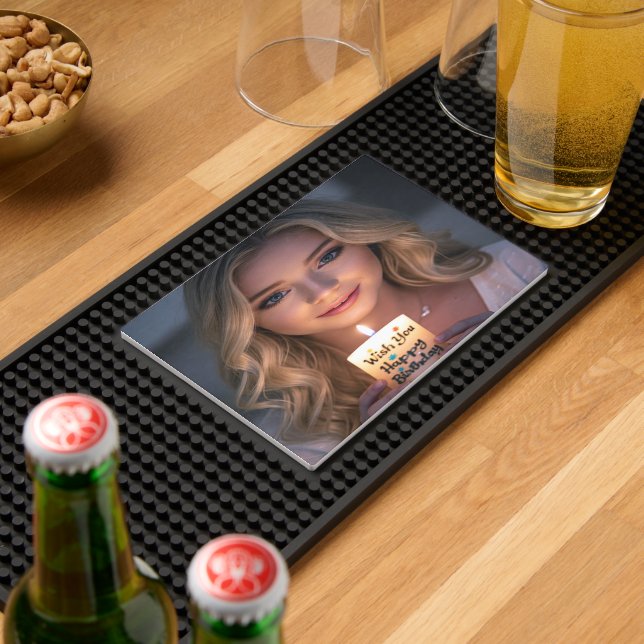WISH YOU HAPPY BIRTHDAY BAR MAT  (Insitu (Bar 2))