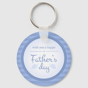 wish you happy fathers day keychain