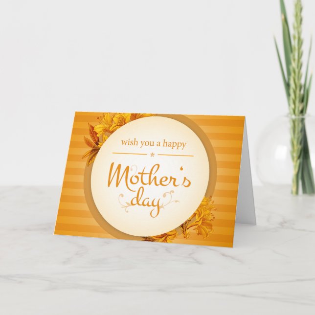 Wish you happy mother's day card (Front)
