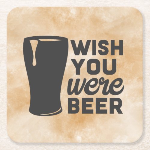 Wish You Were Beer Coasters
