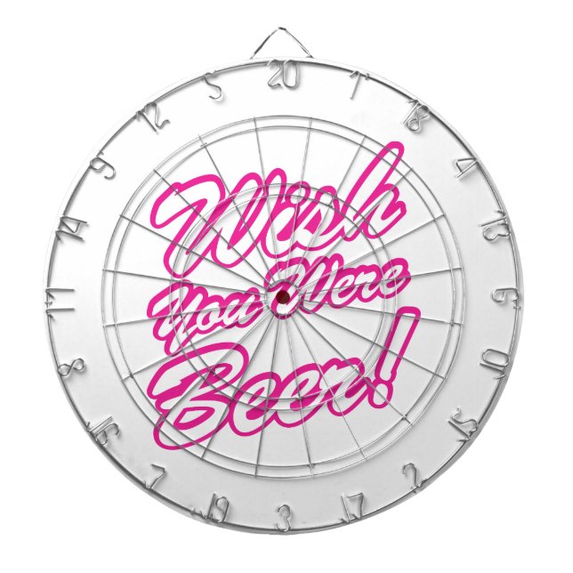 Wish You Were Beer! Dartboard (Front)