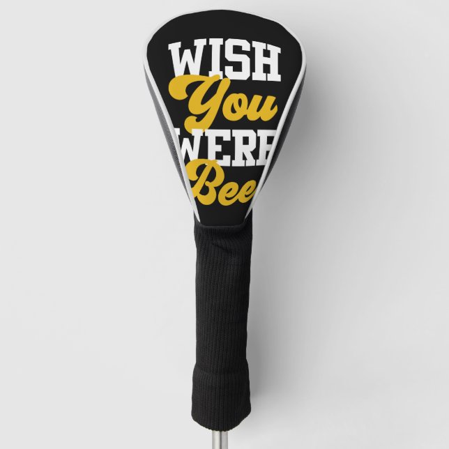 wish you were beer   golf head cover (Front)