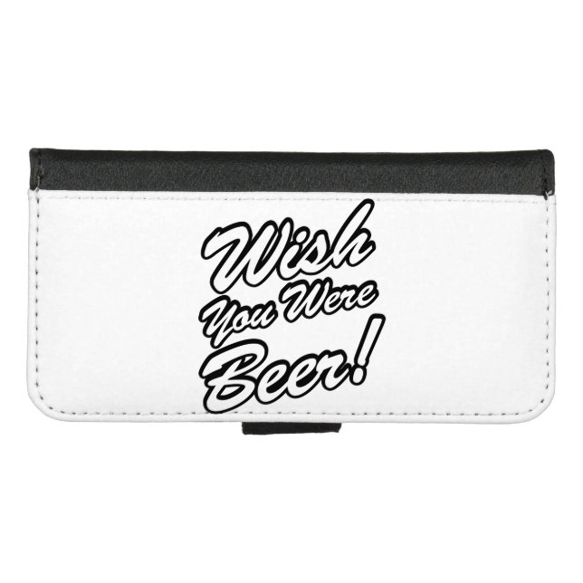 Wish You Were Beer! iPhone Wallet Case (Front (Horizontal))