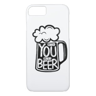 Wish You Were Beer Typography iPhone 8/7 Case