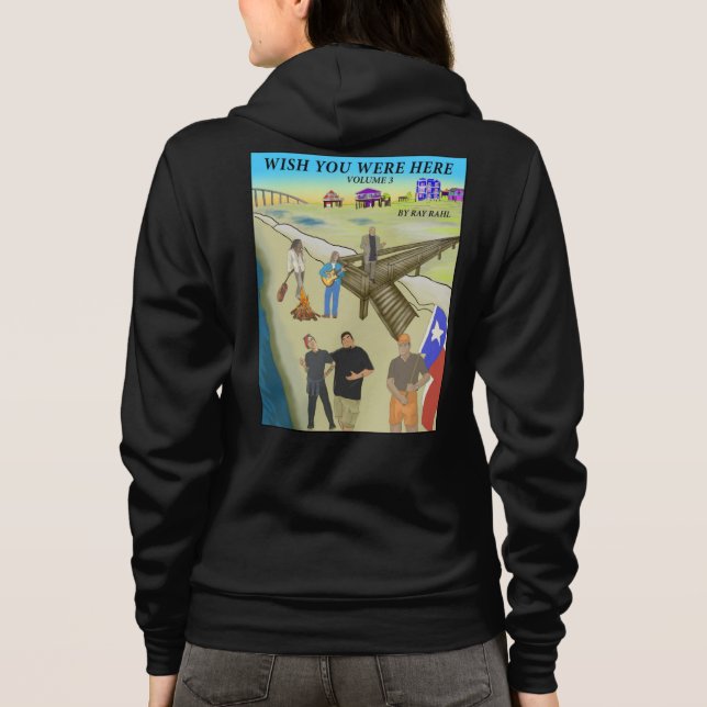 Wish You Were Here 3 Zip-up Hoodie (Back)
