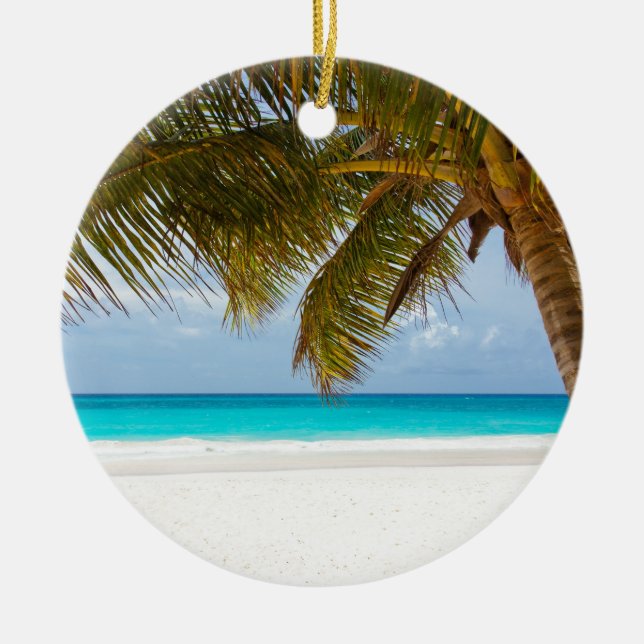 Wish you were here! ceramic ornament (Front)