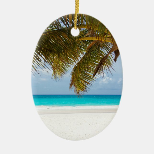 Wish you were here! ceramic ornament (Front)