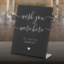 Wish You Were Here In Loving Memory Wedding Pedestal Sign