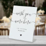 Wish You Were Here In Loving Memory Wedding Pedestal Sign