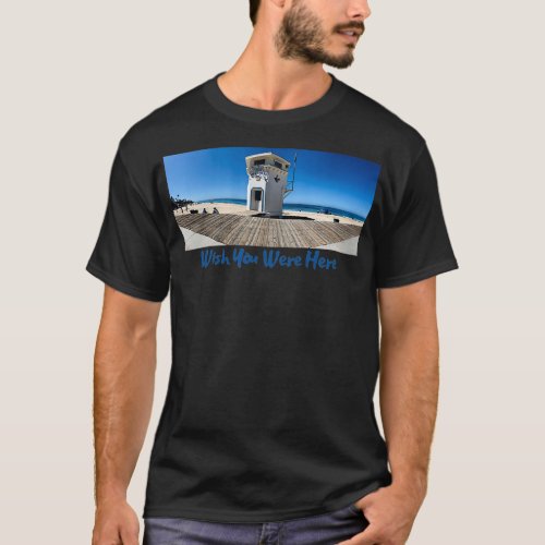 Wish You Were Here OG Beach Boardwalk Lifeguard To T_Shirt