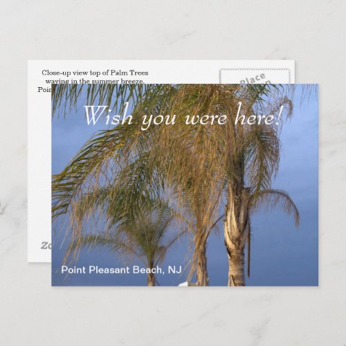 Wish you were here Point Pleasant Beach NJ Postcard