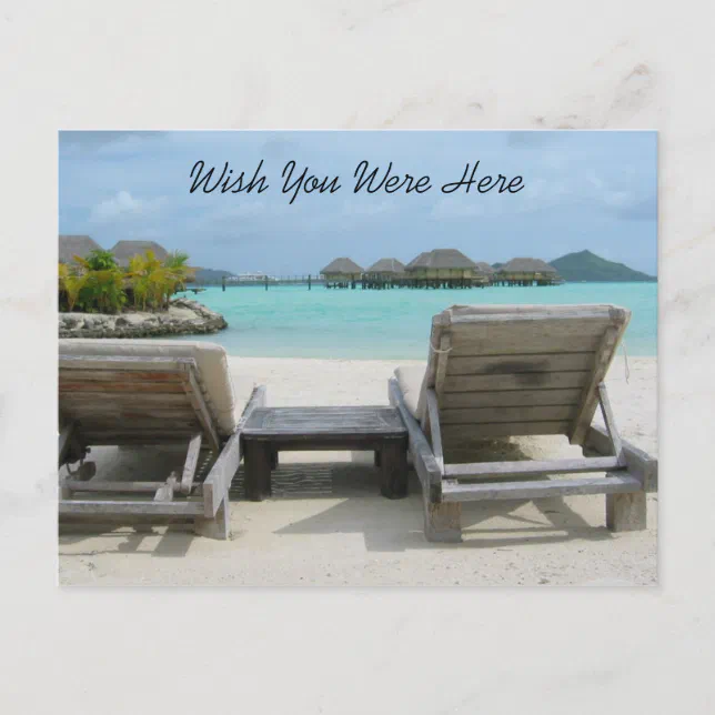 Wish You Were Here Postcard | Zazzle