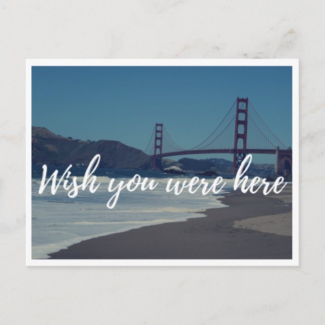 Wish You Were Here, Postcard (Front)
