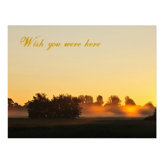 Wish you were here postcard
