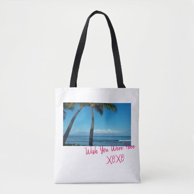 Wish You Were Here Tote Bag (Front)