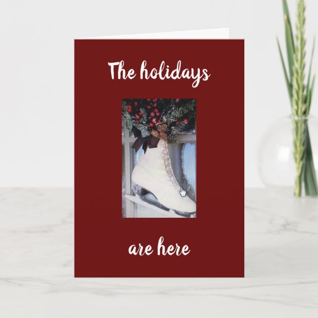 ***WISH YOU WERE NEAR AT CHRISTMAS*** MISS YOU CARD (Front)