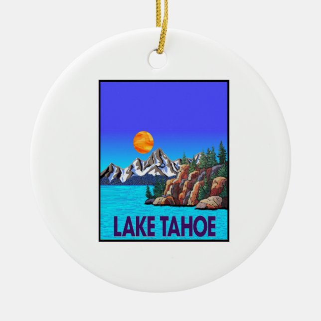 WISH YOURSELF THERE CERAMIC ORNAMENT (Front)