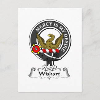 Wishart Clan Crest Postcard