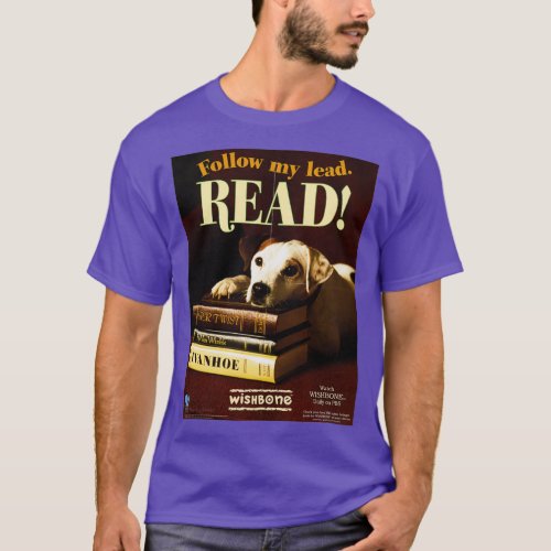 Wishbone dog READ  T_Shirt