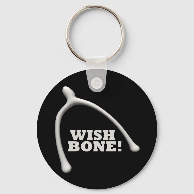 Wishbone Keychain (Front)