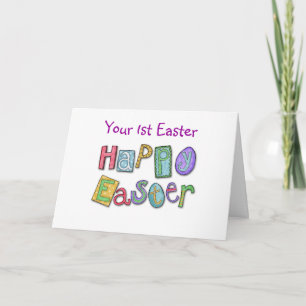 WISHES 1st EASTER BY THE BASKETFUL Holiday Card