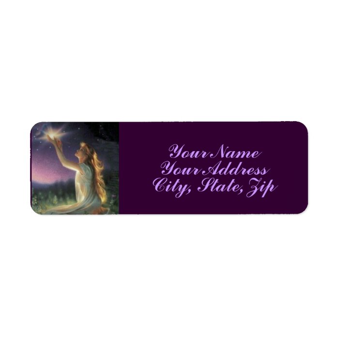 Wishes Amongst the Stars Return Address Label