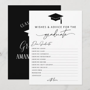 Wishes and Advice for the Graduate Card