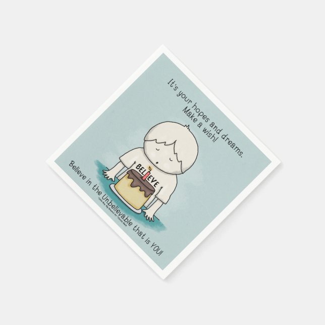 Wishes are Hopes and Dreams Napkins (Corner)