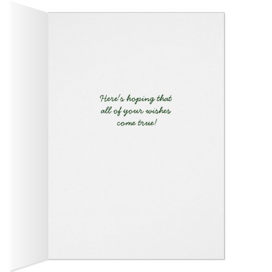 Wishes Come True Birthday Card (Inside (Right))