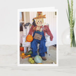 WISHES FOR A **HAPPY THANKSGIVING** & **FALL** HOLIDAY CARD