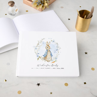 Wishes for Baby Guest Book Peter Rabbit Boy