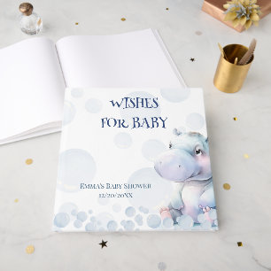 Wishes For Baby Shower Foil Guest Book