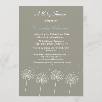 Wishes For Baby Shower Invitation by rumored at Zazzle