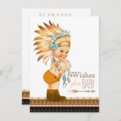 Wishes for Baby Wild and Free Boy Baby Shower (Front/Back)