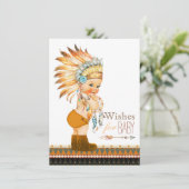 Wishes for Baby Wild and Free Boy Baby Shower (Standing Front)