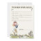 Wishes For Baby Woodland Gender Neutral Shower