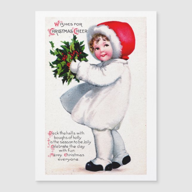 wishes for Christmas Cheer Holiday Card (Front)