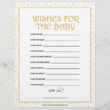 Wishes For The Baby [Golden Sparkles]