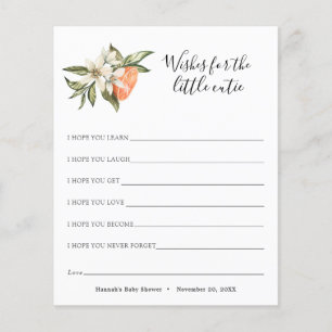 Wishes for the little Cutie Baby Card