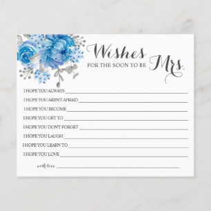 Wishes for the Soon to be Mrs Bridal Shower card Flyer