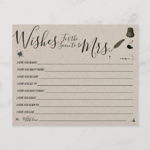 Wishes for the Soon to be Mrs Bridal Shower card Flyer