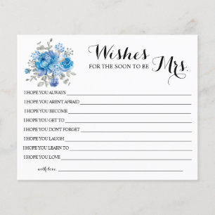 Wishes for the Soon to be Mrs Bridal Shower card Flyer