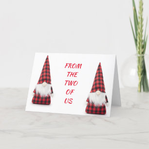 WISHES FROM THE "TWO OF US" HOLIDAY CARD