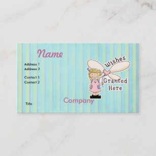 Wishes Granted Fairy Godmother Business Card