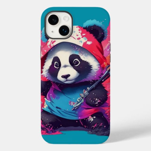 Wishful Evil Adorable Fluffy Ninja Panda Case_Mate iPhone 14 Plus Case