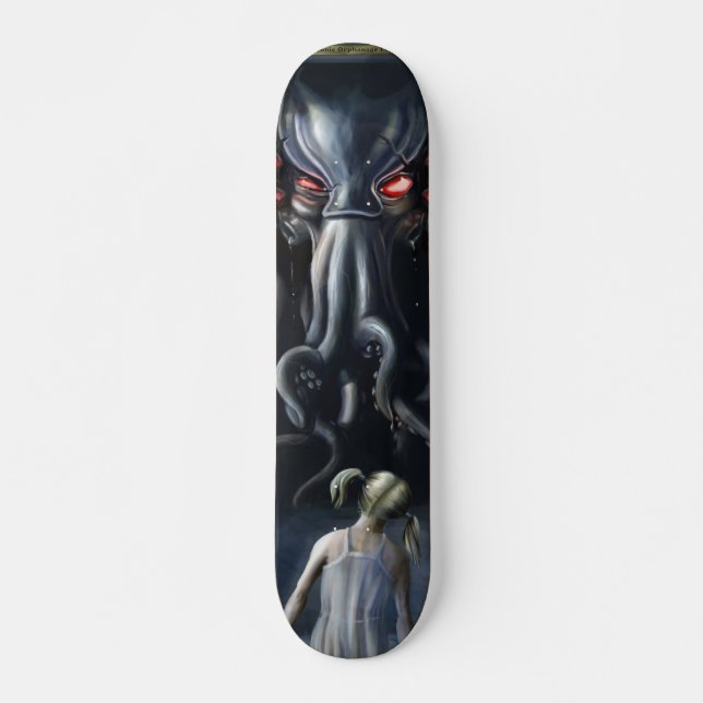 Wishful Thinking v2 : Cthulhu Entering Our World Skateboard (Front)
