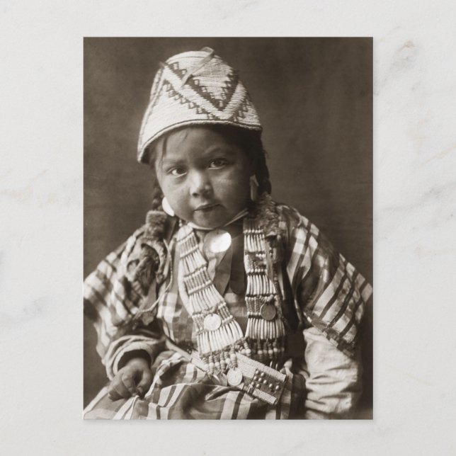 Wishham Indian child Postcard (Front)